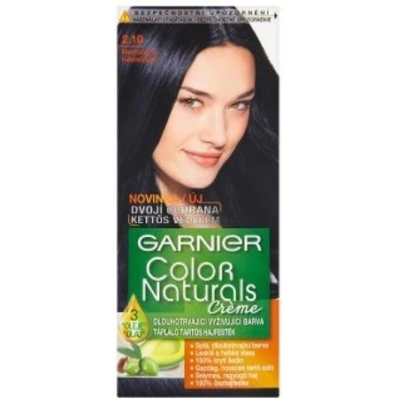 Garnier Color Naturals Coloración Permanente 2.10 Azul-Negro 1×1 pieza, coloración capilar