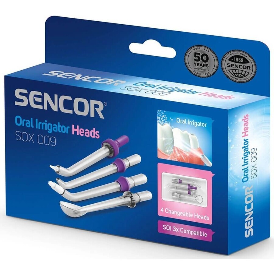 Buy SENCOR SOX 009 SOX TESTS 1×33 pcs, replacement heads for oral douche SENCOR SOX 009 SOX TESTS 1×33 pcs, replacement heads for oral douche
