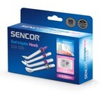SENCOR SOX 009 SOX TESTS 1×33 pcs, replacement heads for oral douche