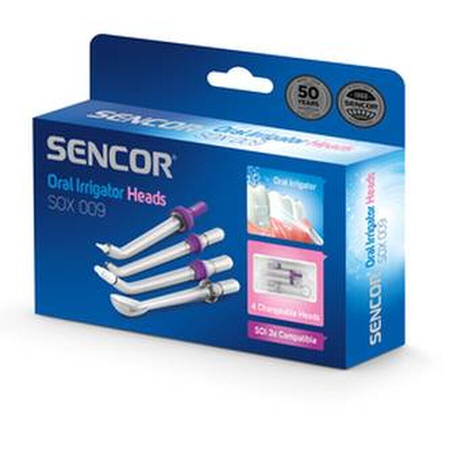 SENCOR SOX 009 SOX TESTS 1×33 pcs, replacement heads for oral douche SENCOR SOX 009 SOX TESTS 1×33 pcs, replacement heads for oral douche