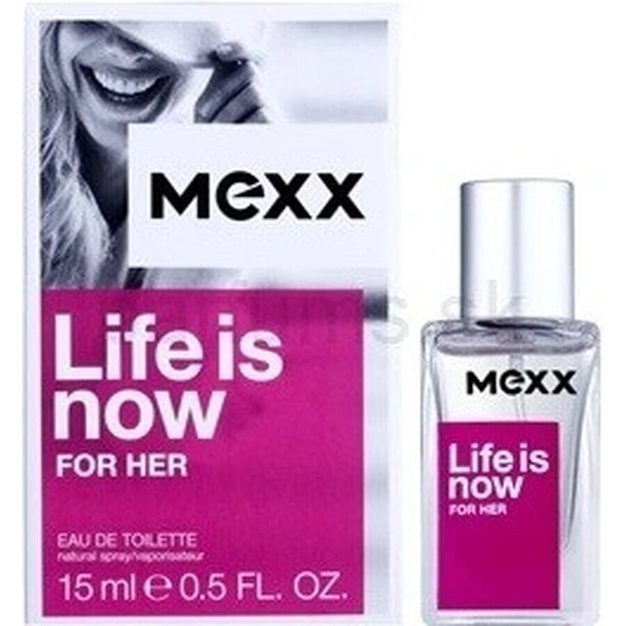 Mexx Life Is Now For Her Edt 15ml 1×15 ml, Eau de Toilette Mexx Life Is Now For Her Edt 15ml 1×15 ml, Eau de Toilette