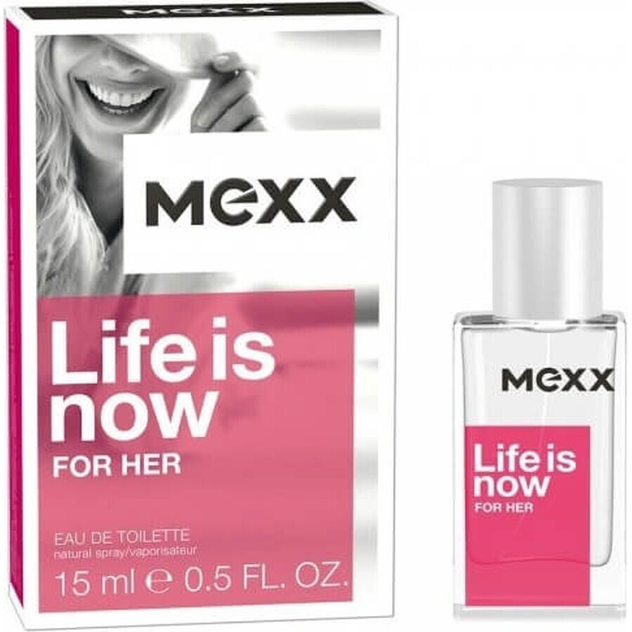 Mexx Life Is Now For Her Edt 15ml 1×15 ml, Eau de Toilette Mexx Life Is Now For Her Edt 15ml 1×15 ml, Eau de Toilette