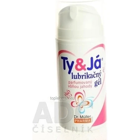 Dr. Müller TY&JÁ TY&JÁ LUBRICANT PERFUMED LUBRICANT GEL 1×100 ml, aardbeiensmaak