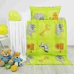 EMI Linge de lit enfant ZOO vert 130x90+65x45 EMI Linge de lit enfant ZOO vert 130x90+65x45