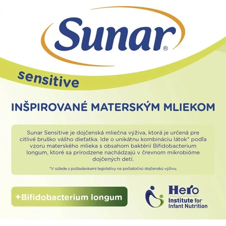 Sunar Sensitive 1 1 x 500g, zuigelingenvoeding voor baby's vanaf de geboorte