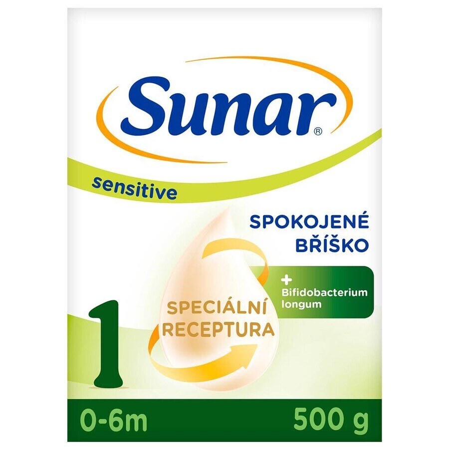 Sunar Sensitive 1 1 x 500 g, formulă pentru sugari pentru sugari de la naștere