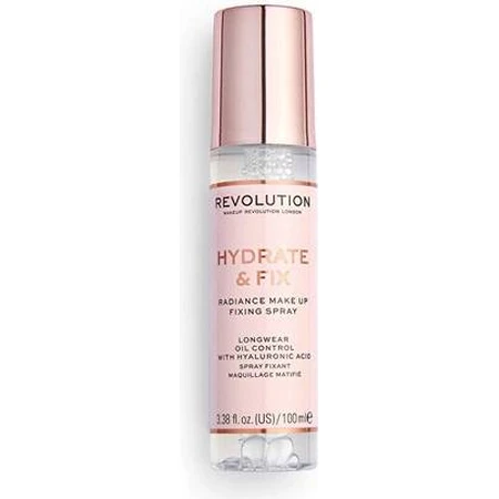 Revolution, Hydrate & Fix, 1×100 ml make-up fixing spray, make-up fixing spray