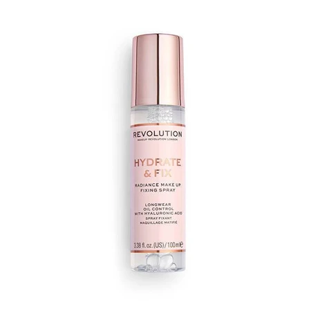 Revolution, Hydrate & Fix, 1×100 ml make-up fixing spray, make-up fixing spray