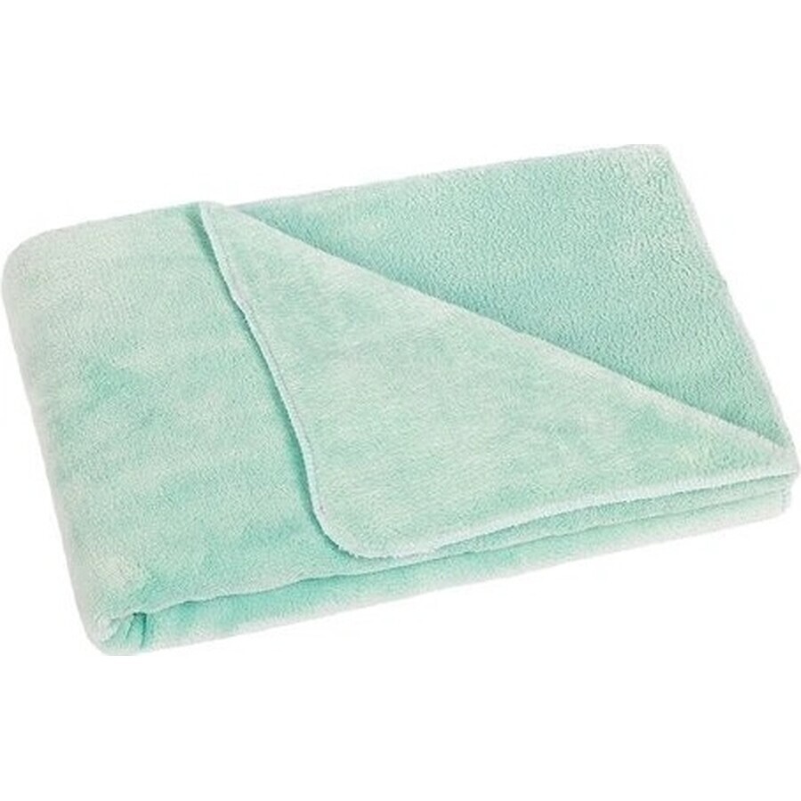 Manta de bebé KORALL MICRO 1014/028 75x100 menta sin bordar 1×1 ud, manta de bebé