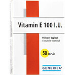 GENERICA Vitamine E 100 U.I. 1×60 csp, complément alimentaire GENERICA Vitamine E 100 U.I. 1×60 csp, complément alimentaire