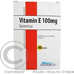 GENERICA Vitamine E 100 U.I. 1×60 csp, complément alimentaire GENERICA Vitamine E 100 U.I. 1×60 csp, complément alimentaire