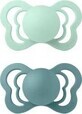 BIBS Couture Naturkautschuk kieferorthop&#228;discher Schnuller 2 St&#252;ck 1&#215;1 St&#252;ck - Gr&#246;&#223;e 2, northern mint / sea islander