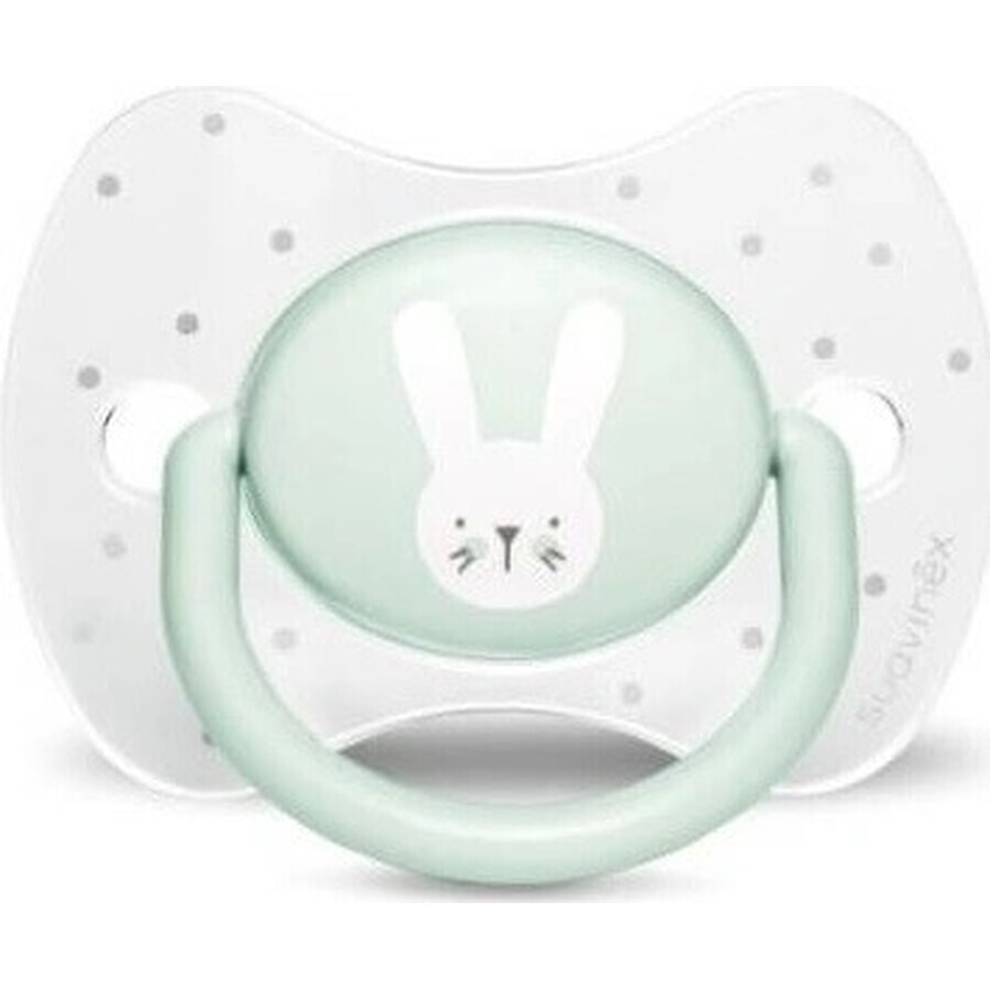 Suavinex Soother Prem Hygge +18 Fuzzies Verde 1 buc 1×1 buc, suzetă