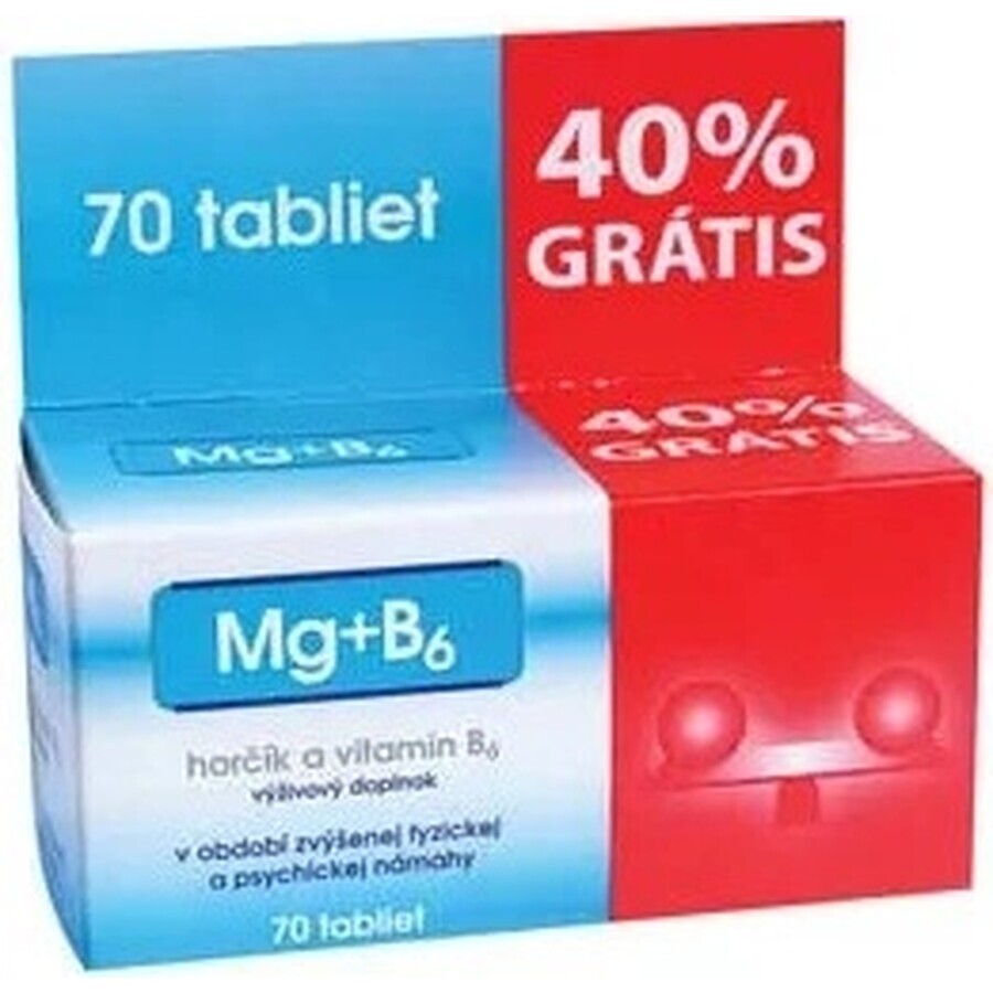 NP PHARMA MG + B6 40% free 1×70 tbl, food supplement