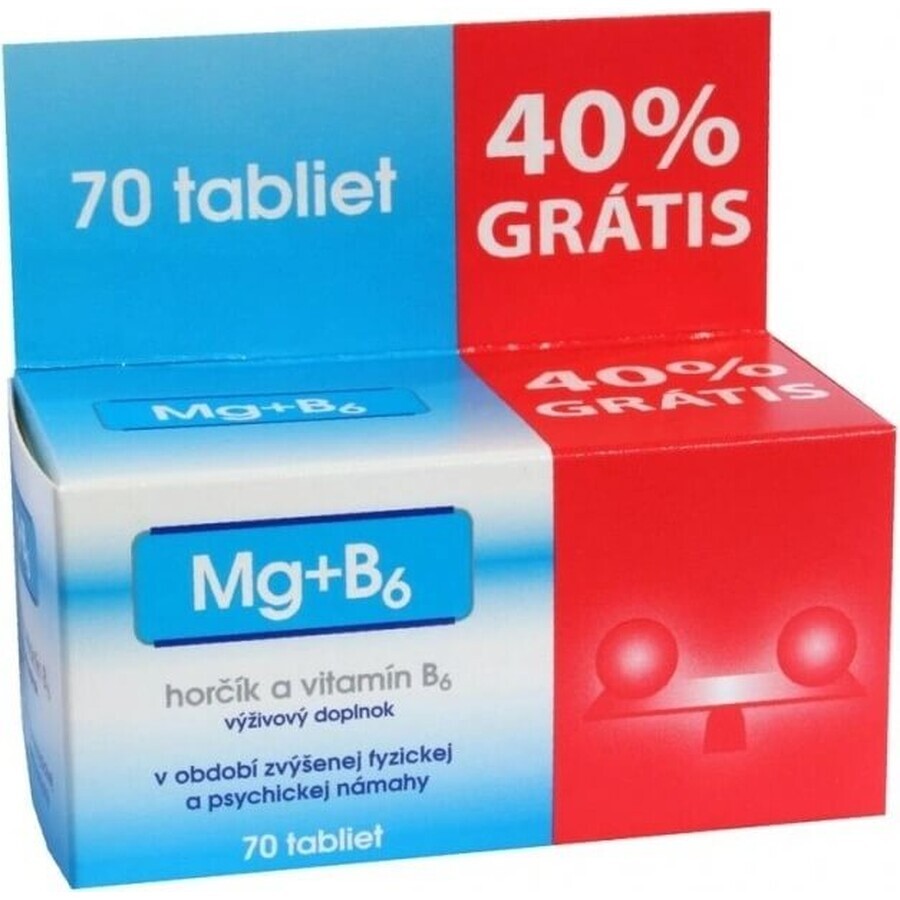 NP PHARMA MG + B6 40% free 1×70 tbl, food supplement