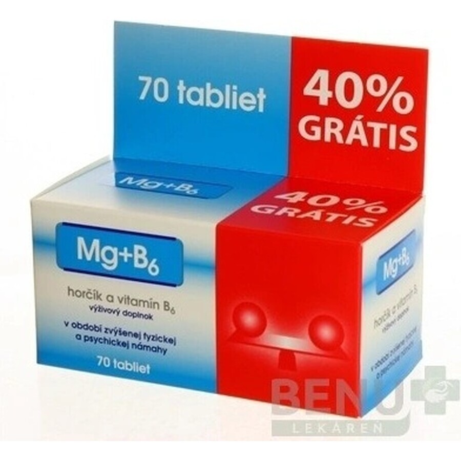 NP PHARMA MG + B6 40% free 1×70 tbl, food supplement