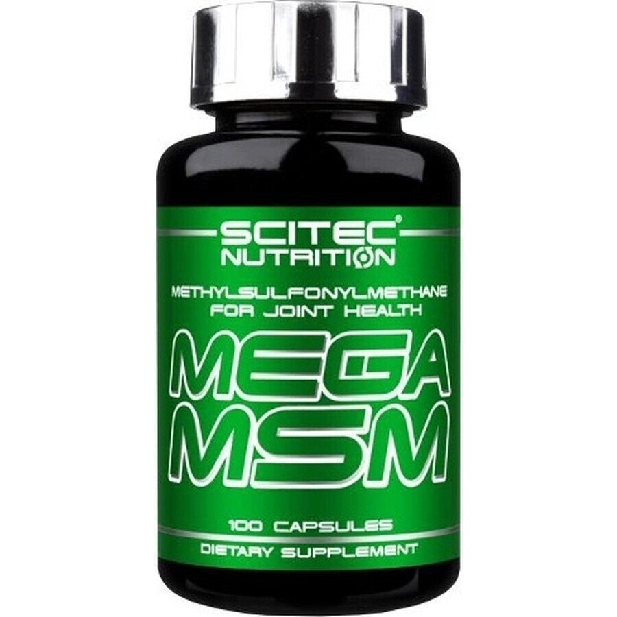Buy Scitec Nutrition Mega MSM 1×100 cps, food supplement Scitec Nutrition Mega MSM 1×100 cps, food supplement