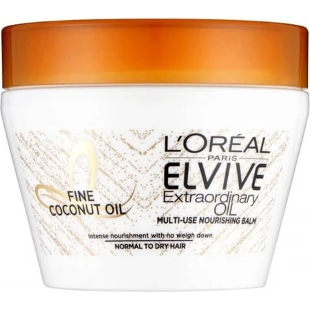 L'Oréal Paris Elseve Elseve Aceite Extraordinario Mascarilla de Coco, 300 ml 1×300 ml mascarilla