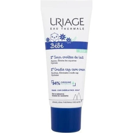 URIAGE BÉBÉ 1st Cradle Cap Care Cream, 40ml 1×40 ml, Mariendistel-Creme