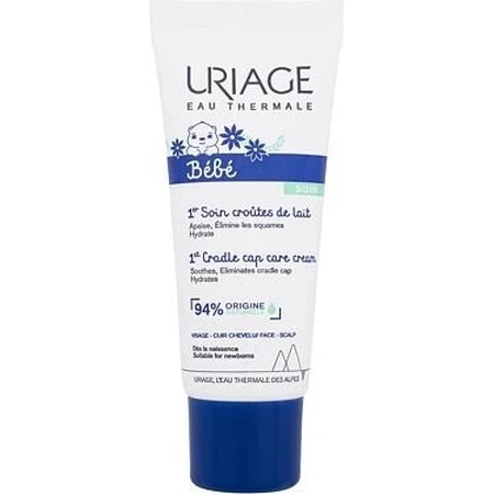 URIAGE BÉBÉ 1st Cradle Cap Care Cream, 40ml 1×40 ml, Mariendistel-Creme