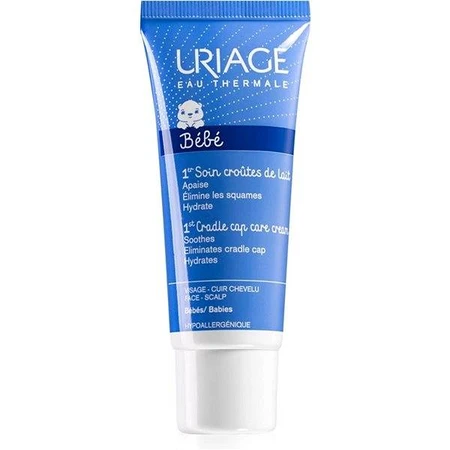 URIAGE BÉBÉ 1st Cradle Cap Care Cream, 40ml 1×40 ml, Mariendistel-Creme