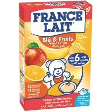 FRANCIA LAIT gachas de trigo con leche y fruta 1×250g, gachas de leche