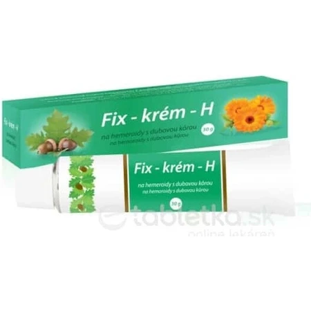Fix - Creme - H 1×30 g, entzündungshemmende, heilende und adstringierende Wirkung