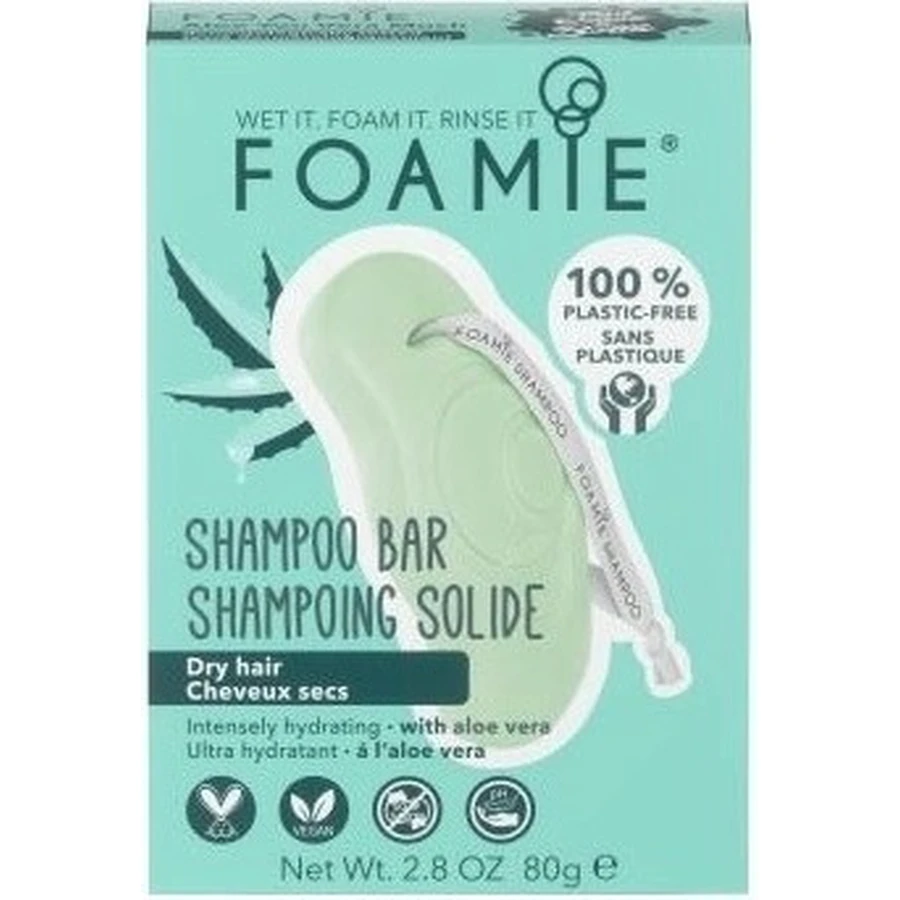 Foamie - Aloe You Vera Much Aloe You Vera Much Champú Sólido 1×1 ud, champú sólido