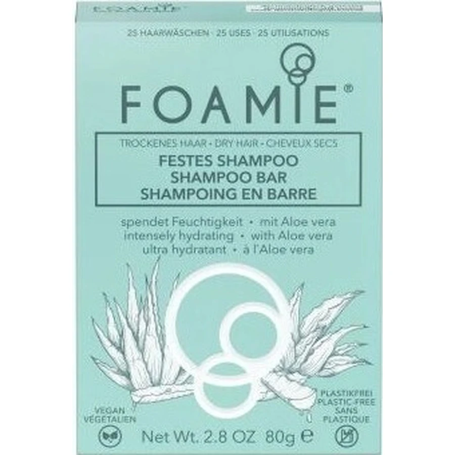 Foamie - Aloe You Vera Much Aloe You Vera Much Champú Sólido 1×1 ud, champú sólido