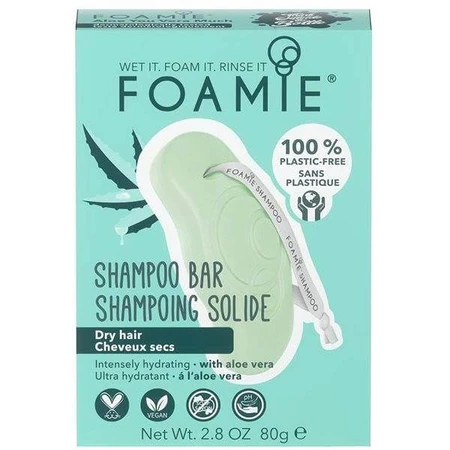 Foamie - Aloe You Vera Much Aloe You Vera Much Champú Sólido 1×1 ud, champú sólido