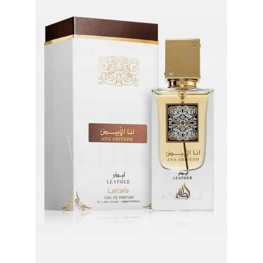 Lattafa Ana Abiyedh Cuero Edp 60ml 1×60 ml, eau de parfum