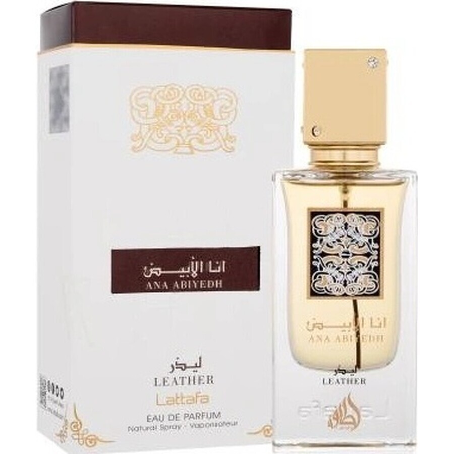 Lattafa Ana Abiyedh Cuero Edp 60ml 1×60 ml, eau de parfum