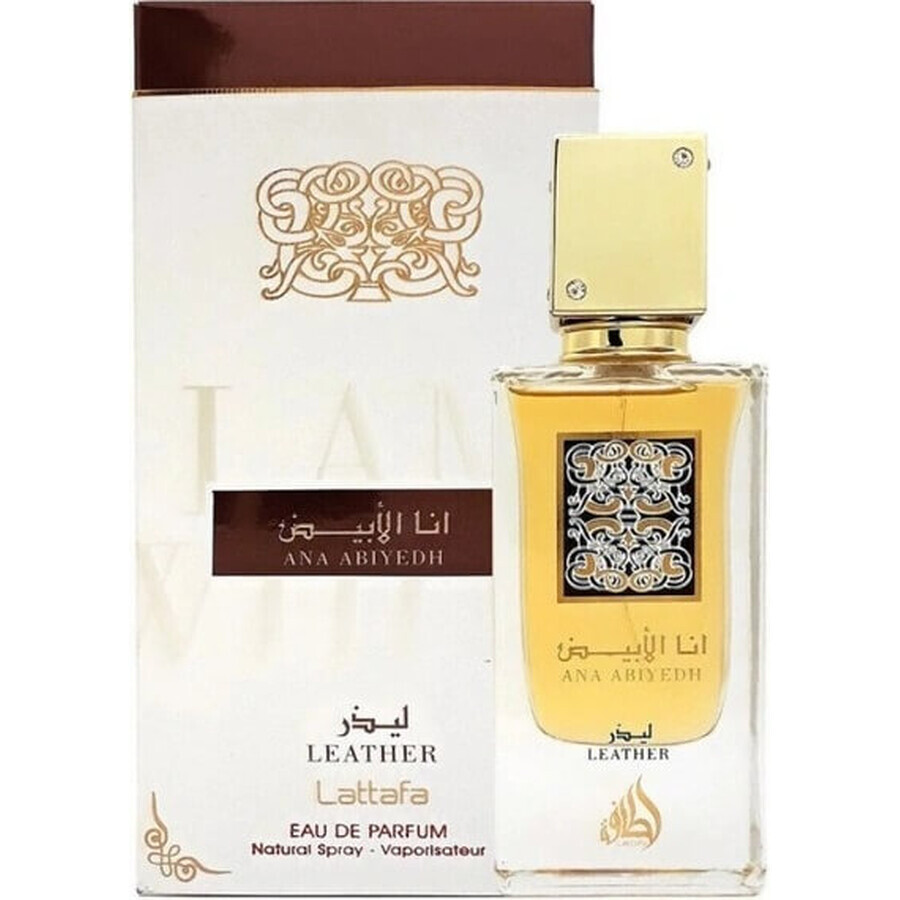 Lattafa Ana Abiyedh Cuero Edp 60ml 1×60 ml, eau de parfum