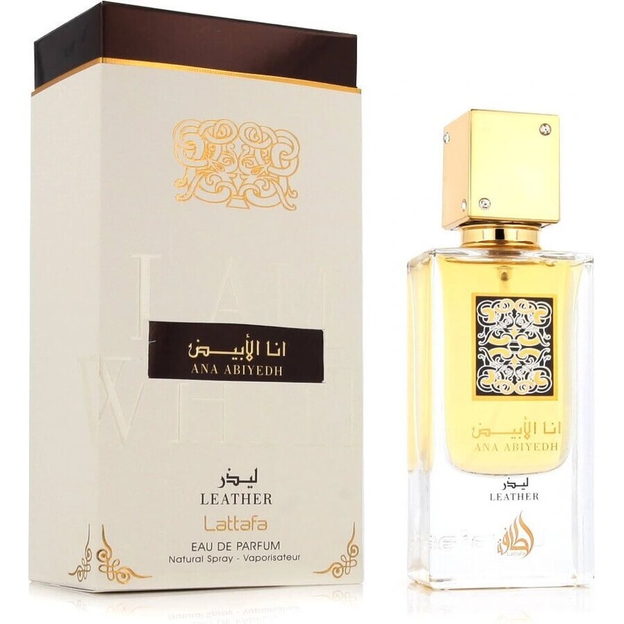 Lattafa Ana Abiyedh Cuero Edp 60ml 1×60 ml, eau de parfum