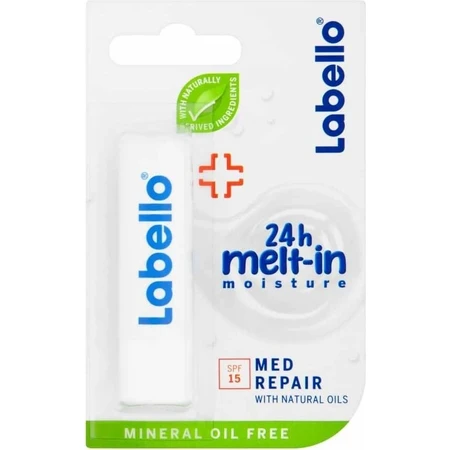 Labello MED REPAIR SPF 15 4×8 g, lippenbalsem
