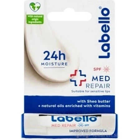 Labello MED REPAIR SPF 15 4×8 g, lippenbalsem
