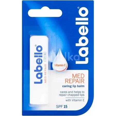 Labello MED REPAIR SPF 15 4×8 g, lippenbalsem