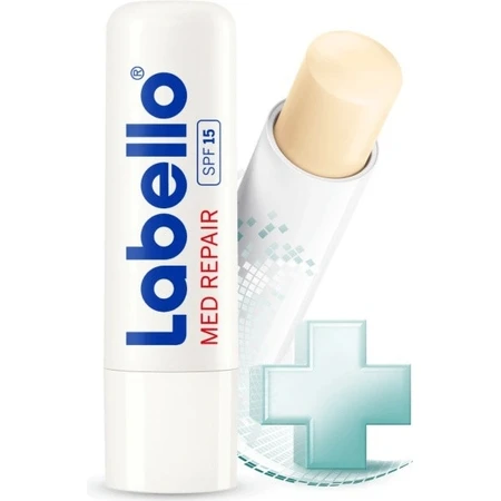 Labello MED REPAIR SPF 15 4×8 g, lippenbalsem