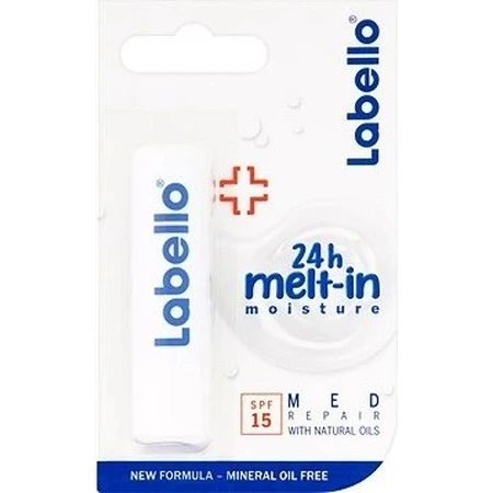 Labello MED REPAIR SPF 15 4×8 g, lippenbalsem