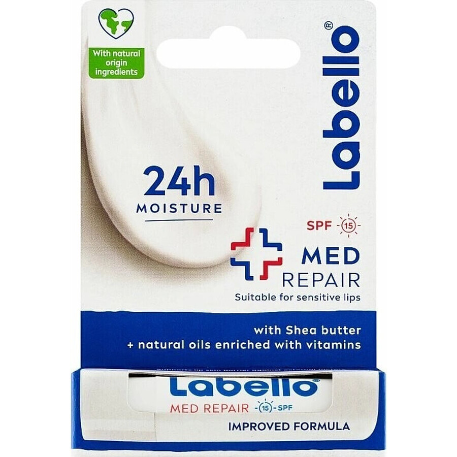 Labello MED MED REPAIR SPF 15 4×8 g, Lippenbalsam
