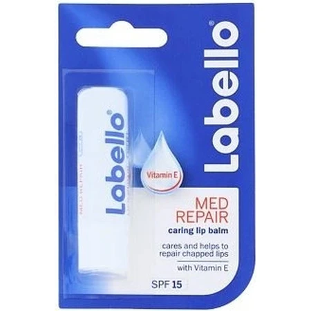 Labello MED REPAIR SPF 15 4×8 g, lippenbalsem