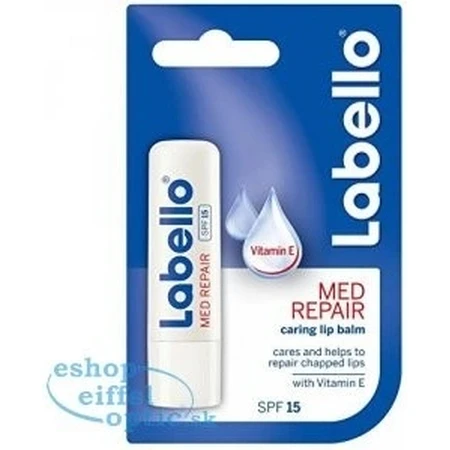 Labello MED REPAIR SPF 15 4×8 g, lippenbalsem
