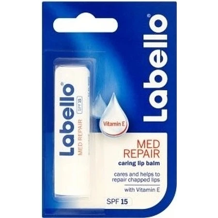 Labello MED REPAIR SPF 15 4×8 g, lippenbalsem