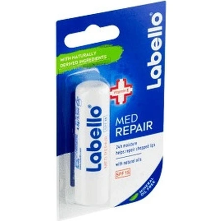 Labello MED REPAIR SPF 15 4×8 g, lippenbalsem