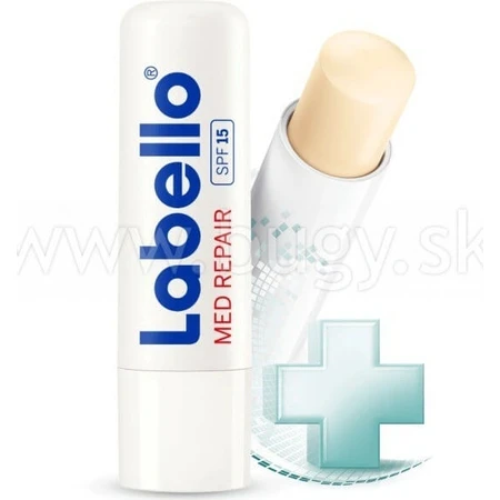 Labello MED REPAIR SPF 15 4×8 g, lippenbalsem