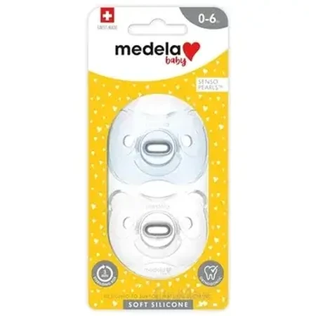 MEDELA SILICON SILICON SOFT Sucette pour Bébé Garçon 1×2 pcs 0-6 l