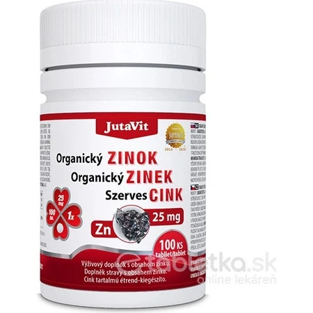 JutaVit Bio-Zink 25 mg 1×100 tbl, Nahrungsergänzungsmittel