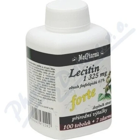 MedPharma Lecithin Forte 1325 mg 1×107 cps, food supplement