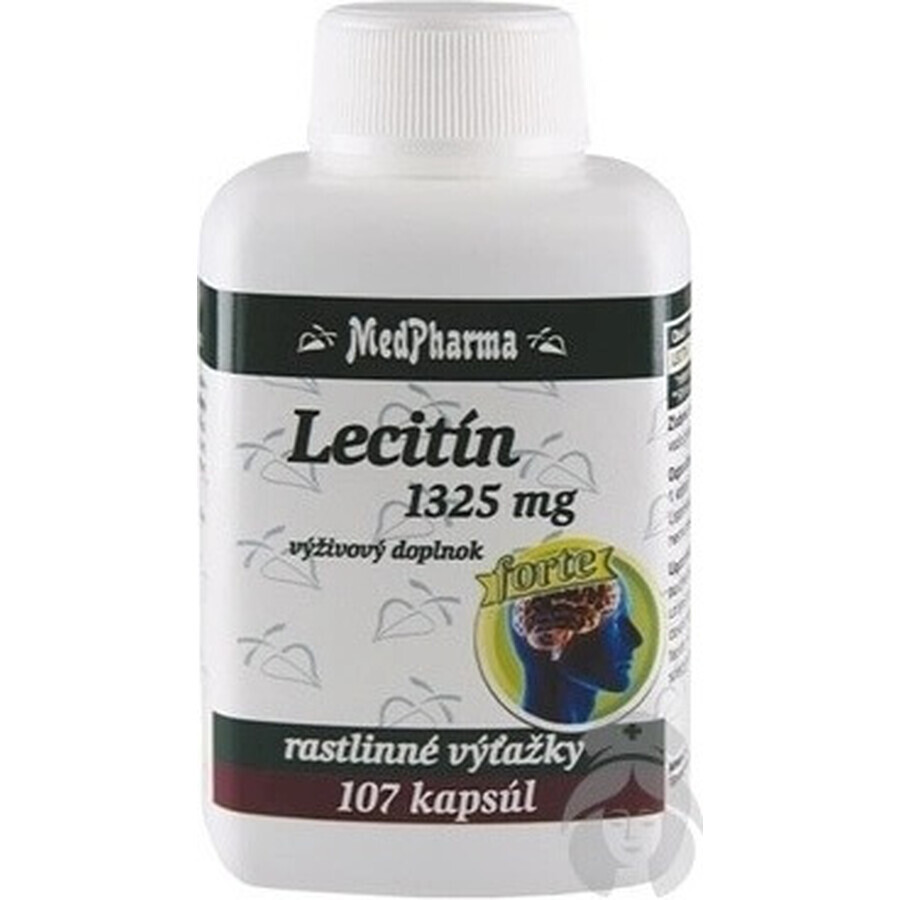 MedPharma Lecitina Forte 1325 mg 1×107 cps, complemento alimenticio