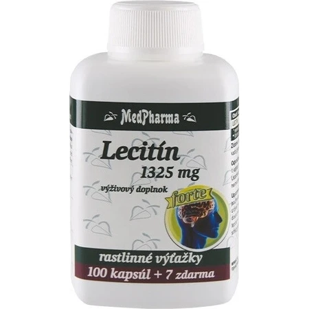 MedPharma Lecithin Forte 1325 mg 1×107 cps, food supplement